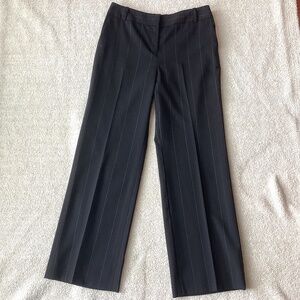 LOFT Pinstripe "Laura" Wide Leg Pants - 6P